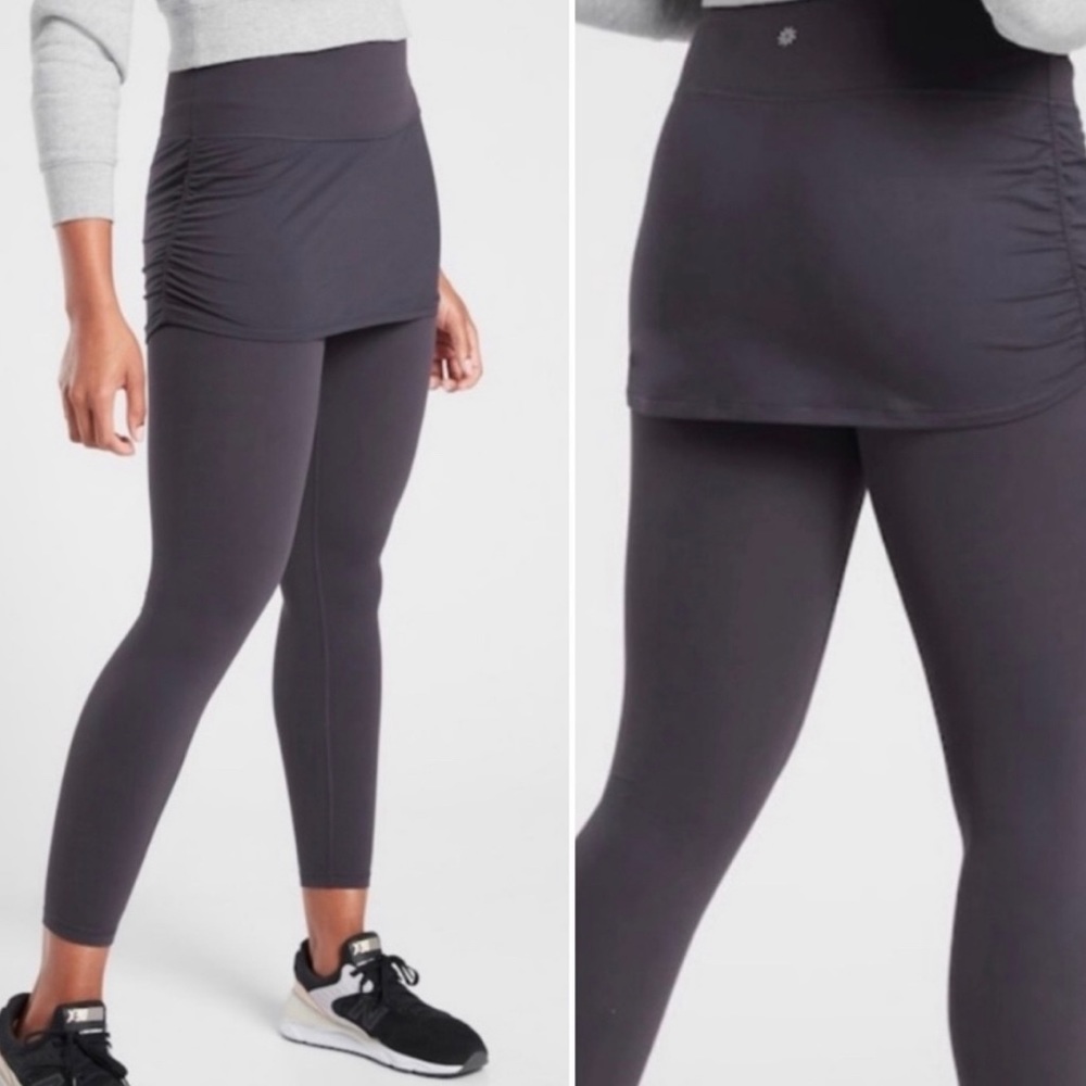 Athleta Elation tight with skirt, size large tall